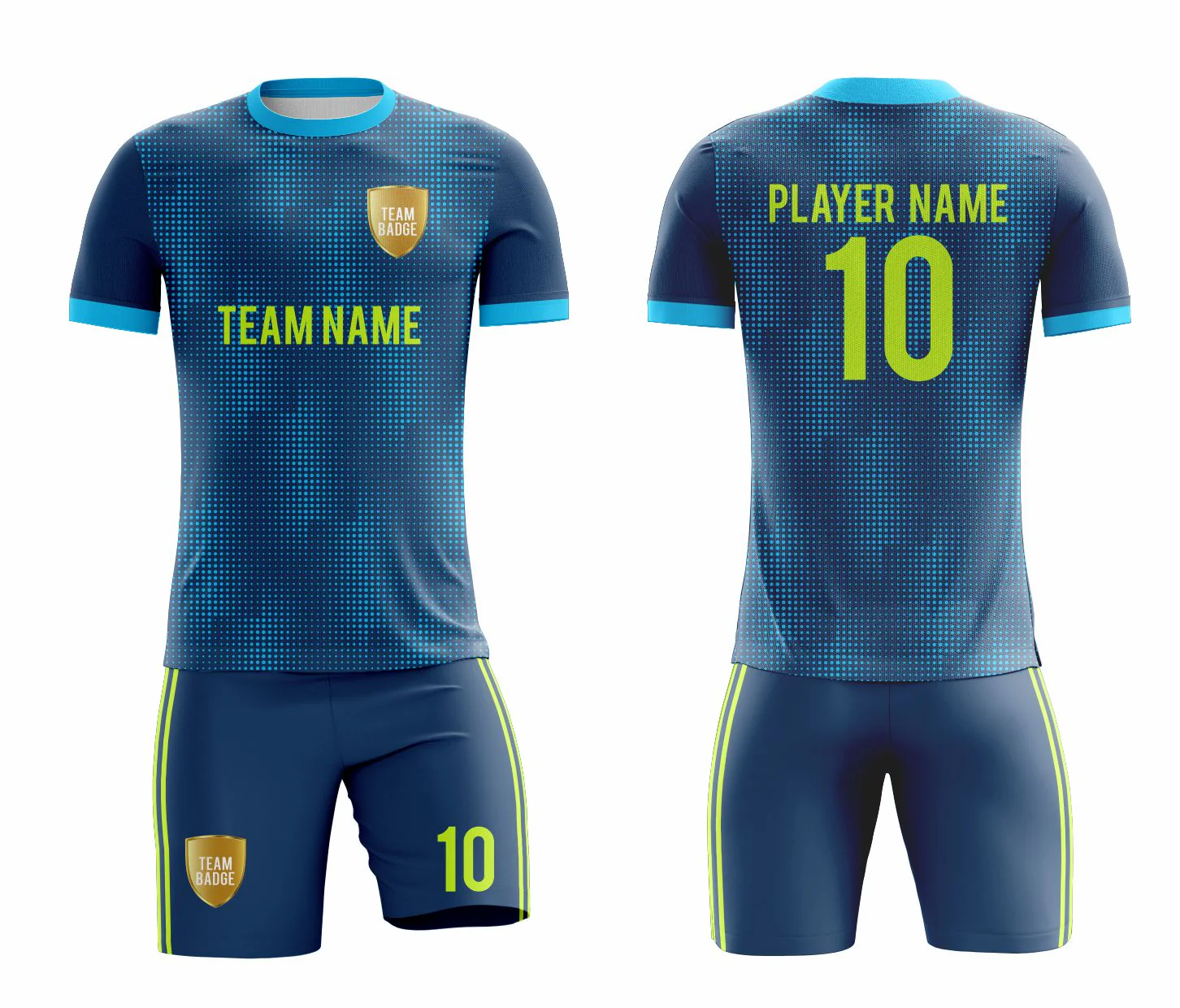 SB 1126 Blue Sublimation Custom Soccer Jersey Adult & Youth Unisex - Hipona Sports