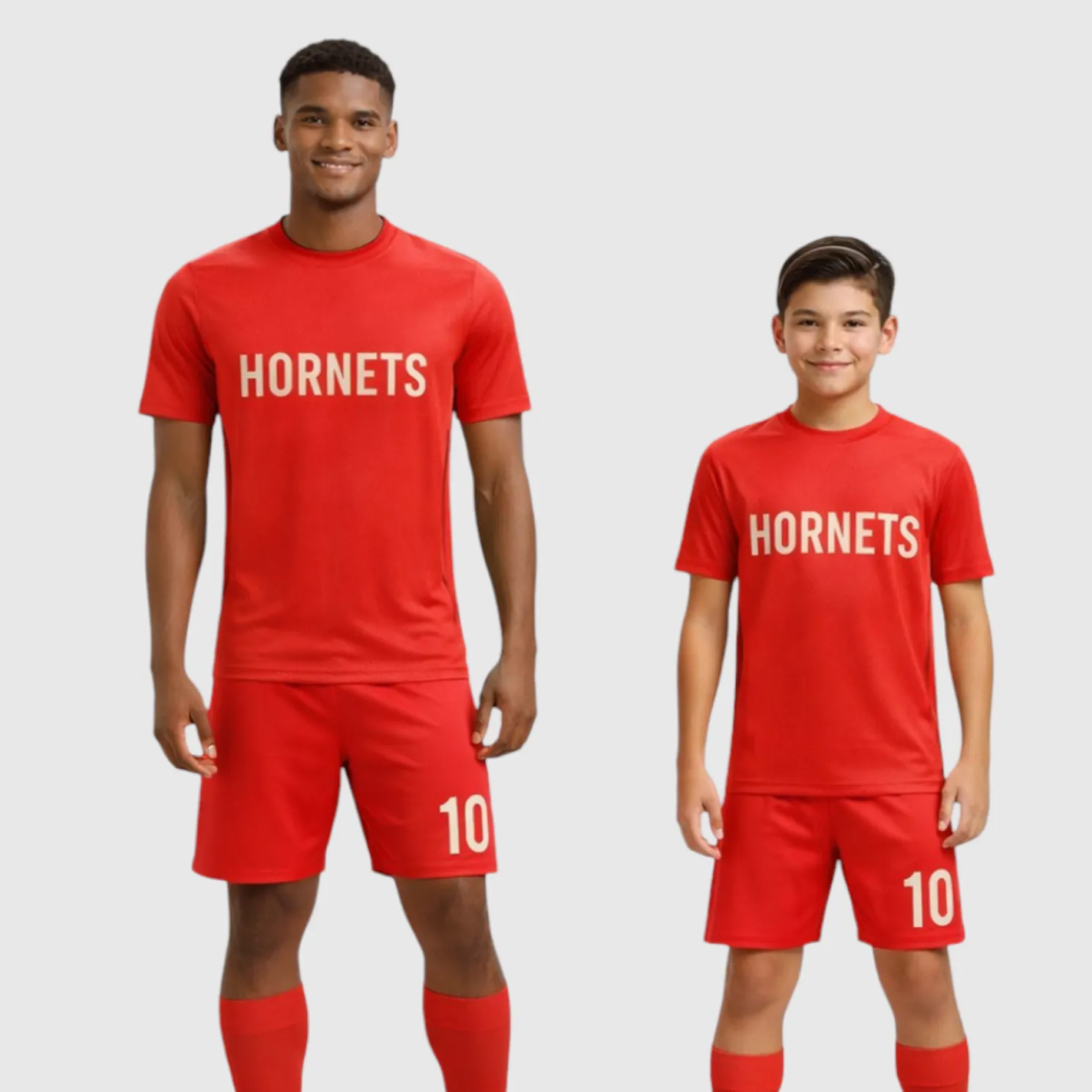 SB 1170 Red Sublimation Custom Soccer Jersey Adult & Youth Unisex - Hipona Sports