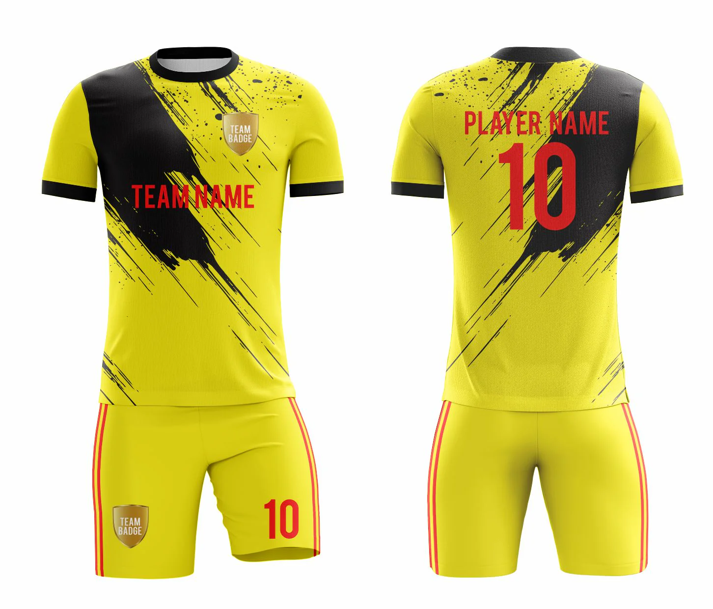 SB 1111 Yellow Sublimation Custom Soccer Jersey Adult & Youth Unisex - Hipona Sports