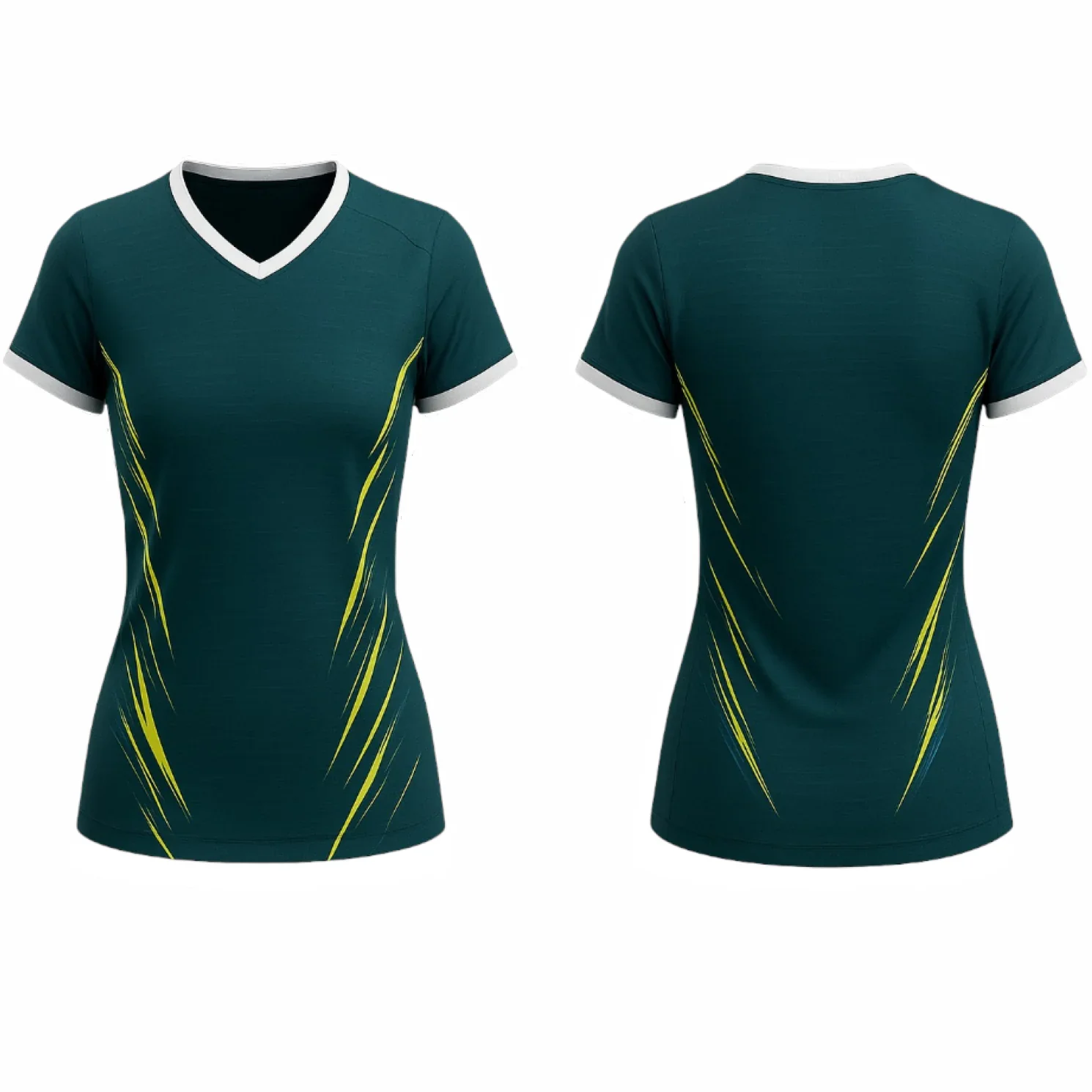 VJ214 Custom Green Volleyball Jersey - Adult & Youth Unisex - Hipona Sports