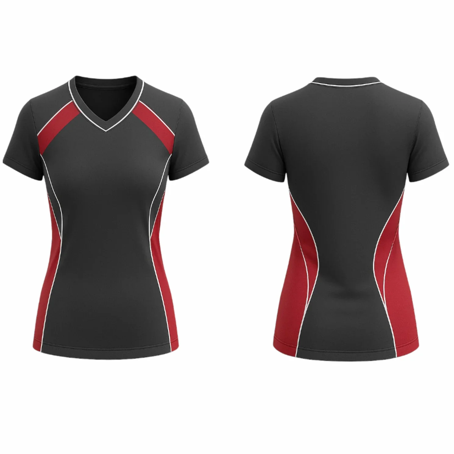 VJ225 Custom Dark Gray Volleyball Jersey-Adult & Youth Unisex - Hipona Sports