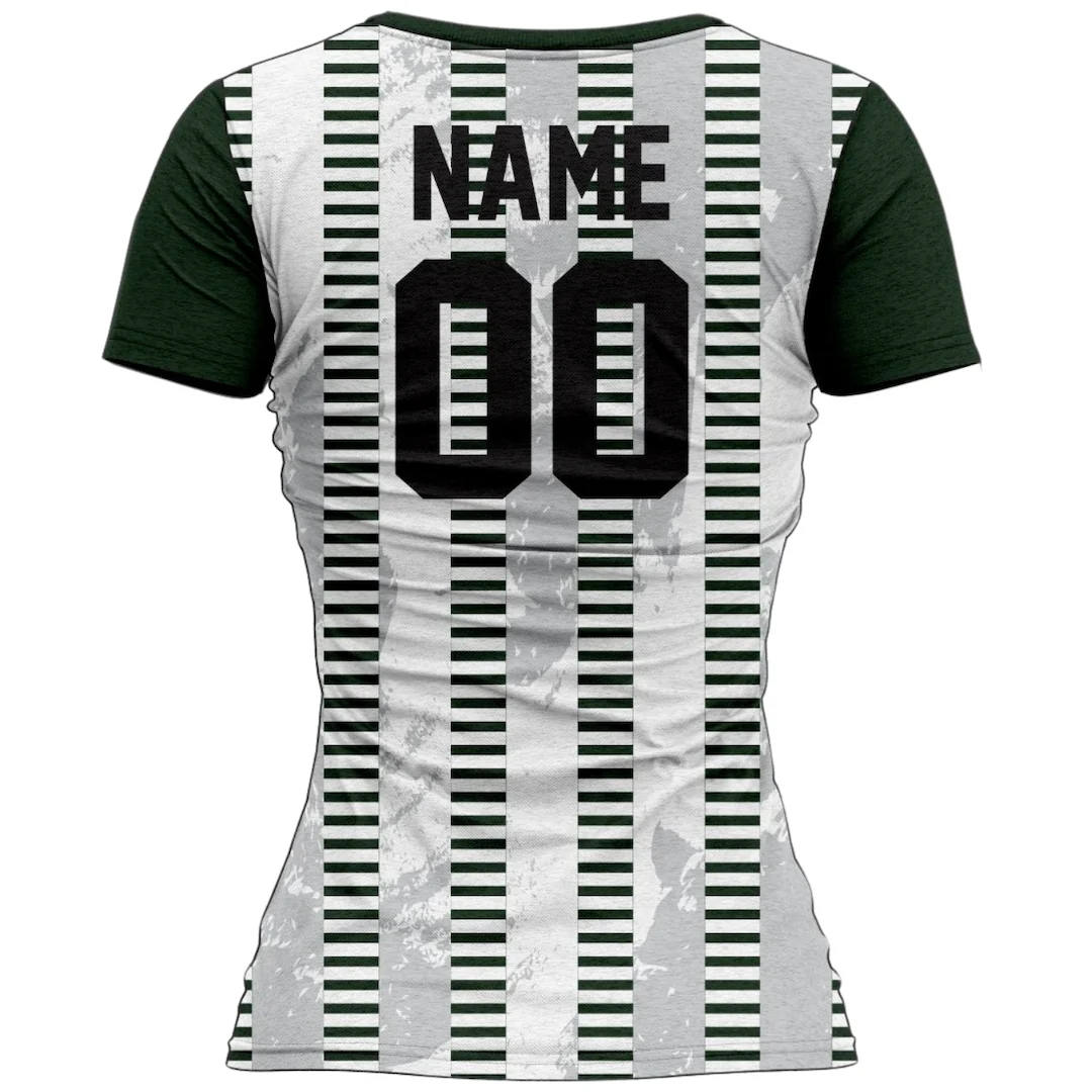 VJ142 Custom White Volleyball Jersey - Adult & Youth Unisex - Hipona Sports