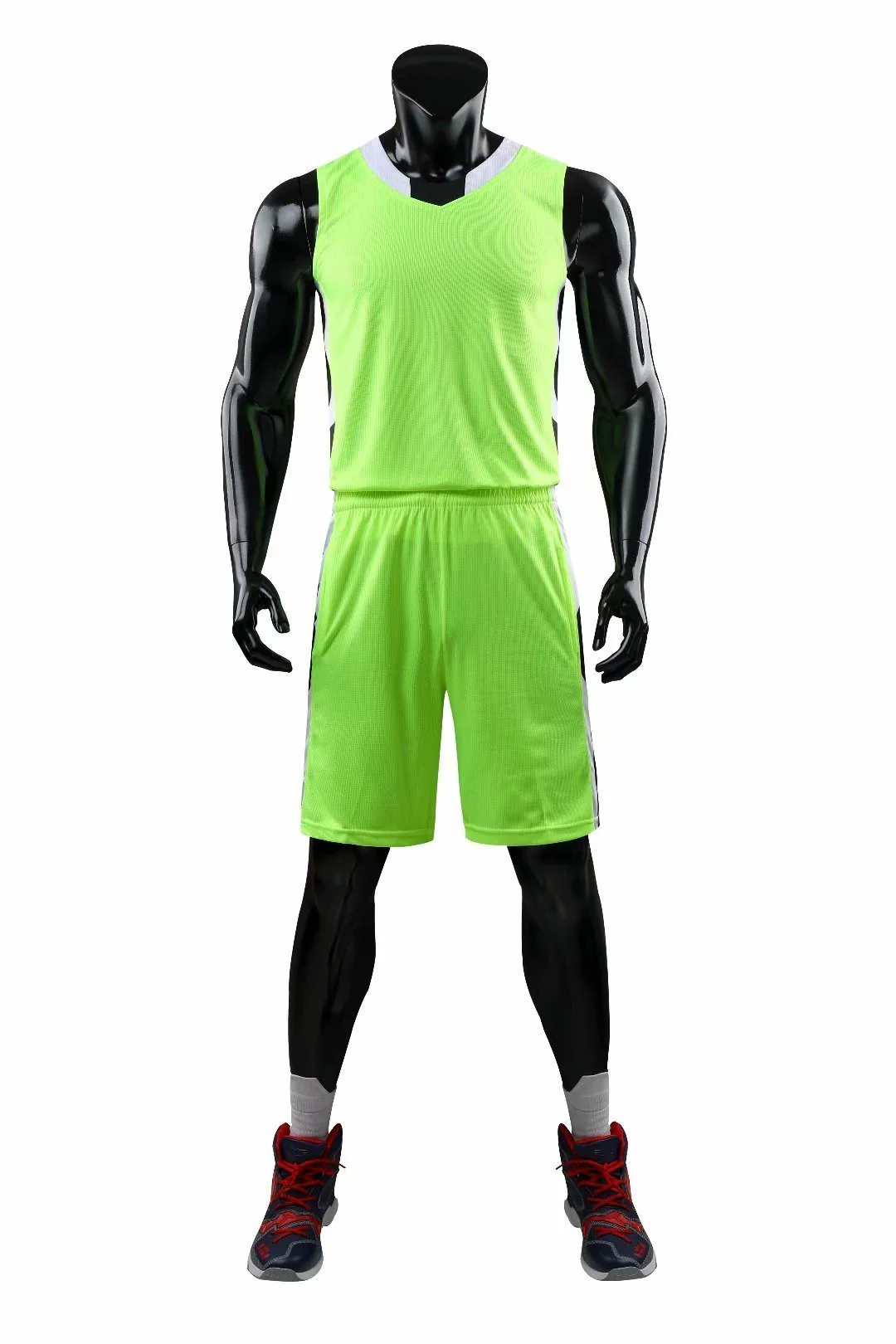 Alley Neon NS Customizable Basketball Jersey With Optional Shorts - Hipona Sports