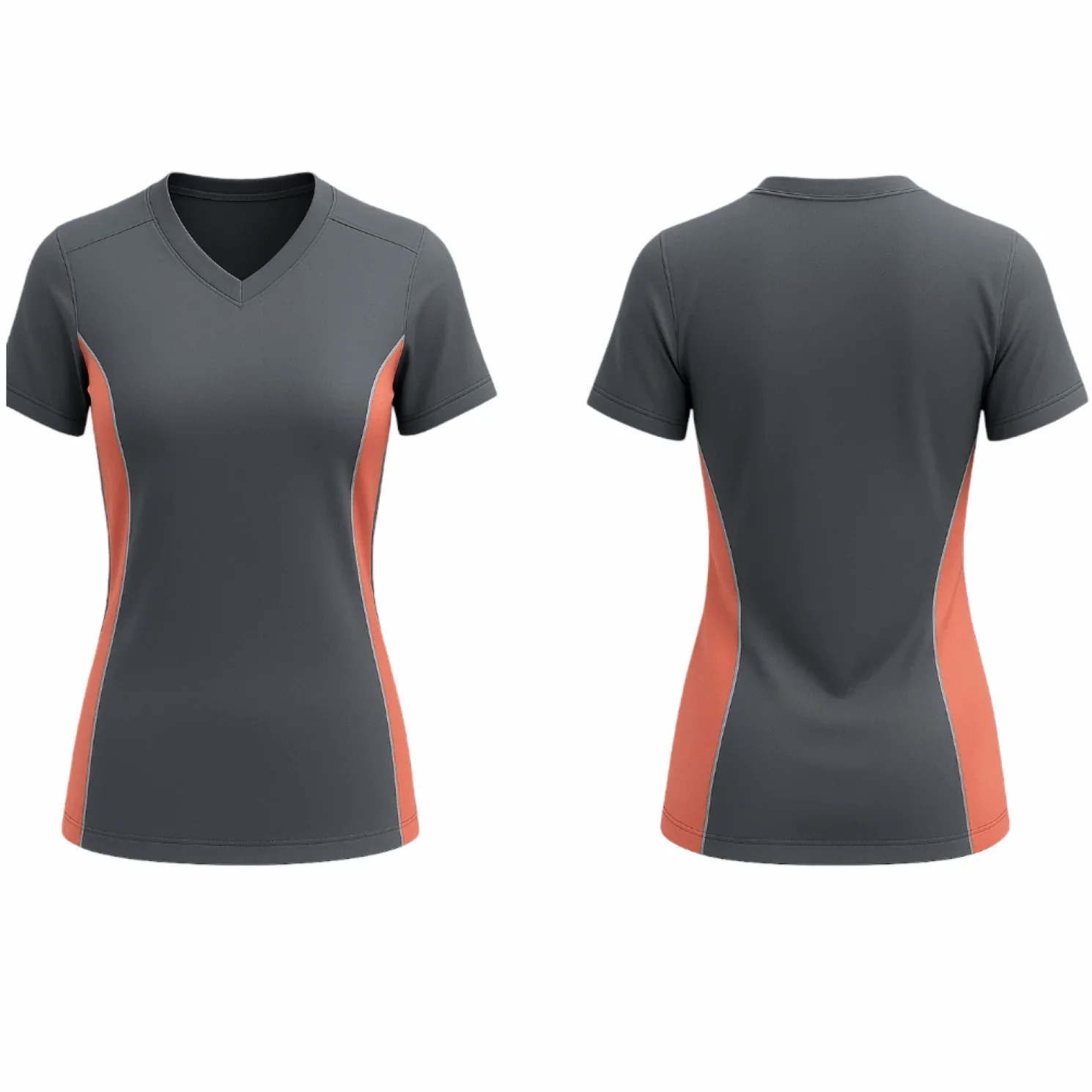 VJ230 Custom Dark Gray Volleyball Jersey-Adult & Youth Unisex - Hipona Sports