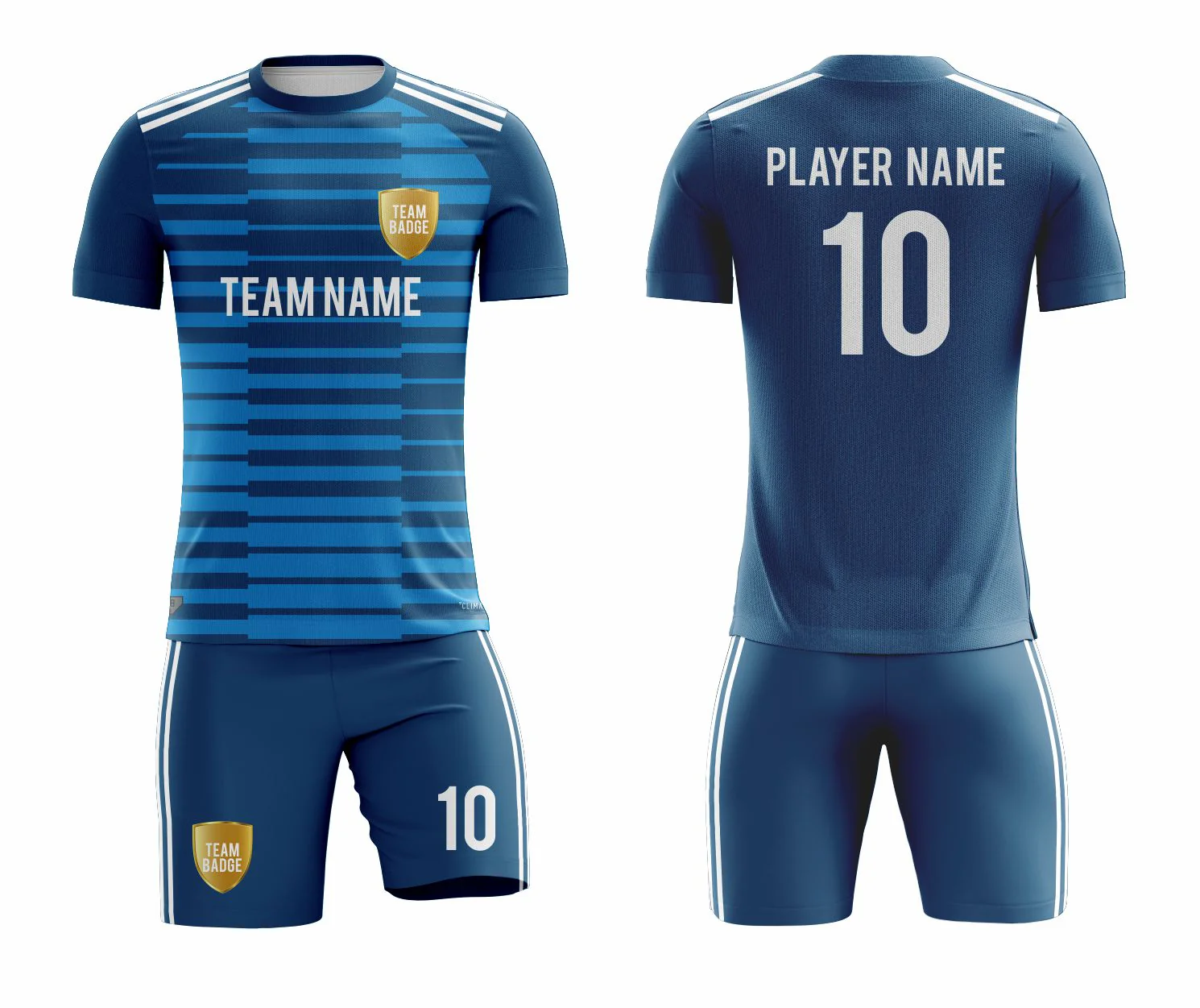 SB 1100 Blue Sublimation Custom Soccer Jersey Adult & Youth Unisex - Hipona Sports