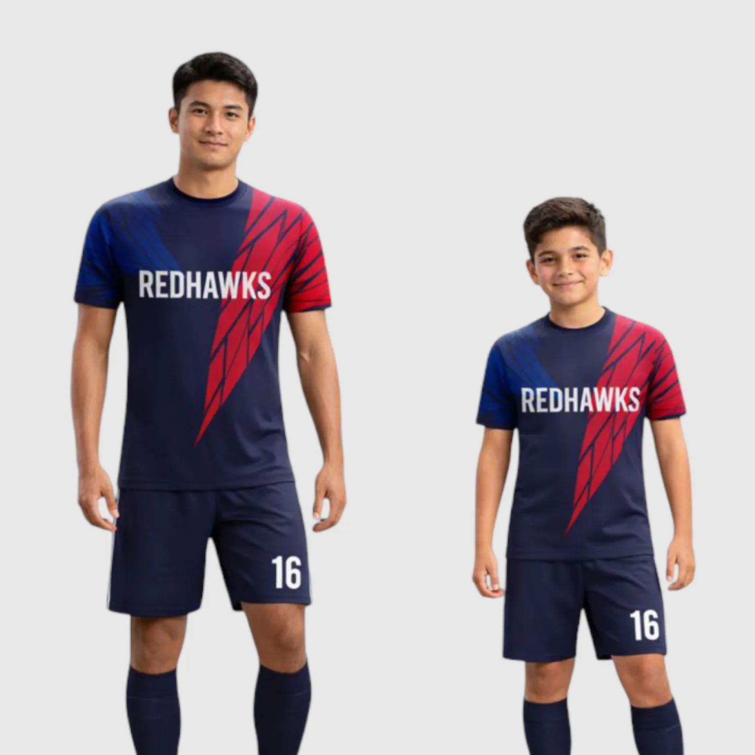 SB 1059 Blue Sublimation Custom Soccer Jersey Adult & Youth Unisex - Hipona Sports