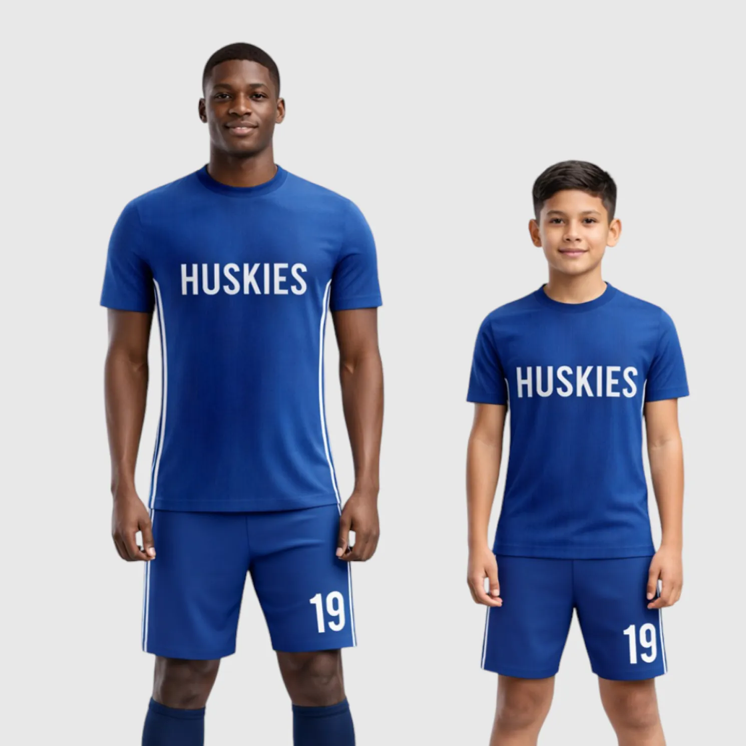 SB 1040 Blue Sublimation Custom Soccer Jersey Adult & Youth Unisex - Hipona Sports