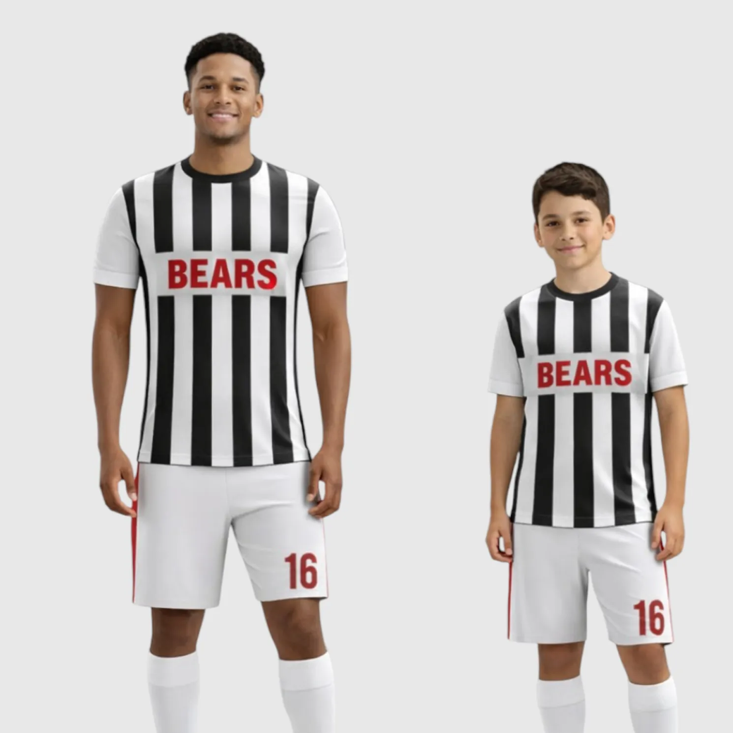 SB 12870 White Sublimation Custom Soccer Jersey Adult & Youth Unisex - Hipona Sports