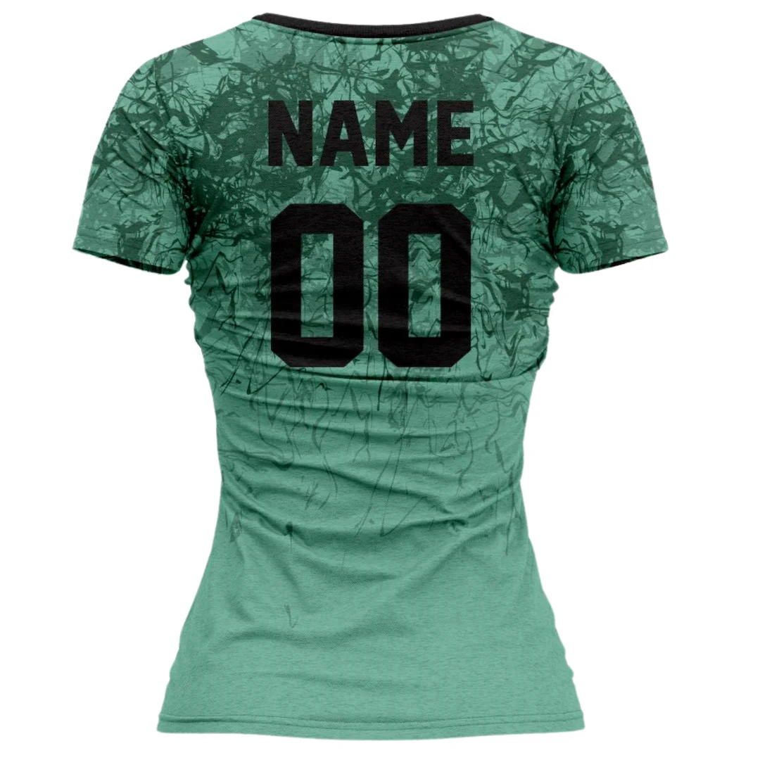 VJ148 Custom Green Volleyball Jersey - Adult & Youth Unisex - Hipona Sports