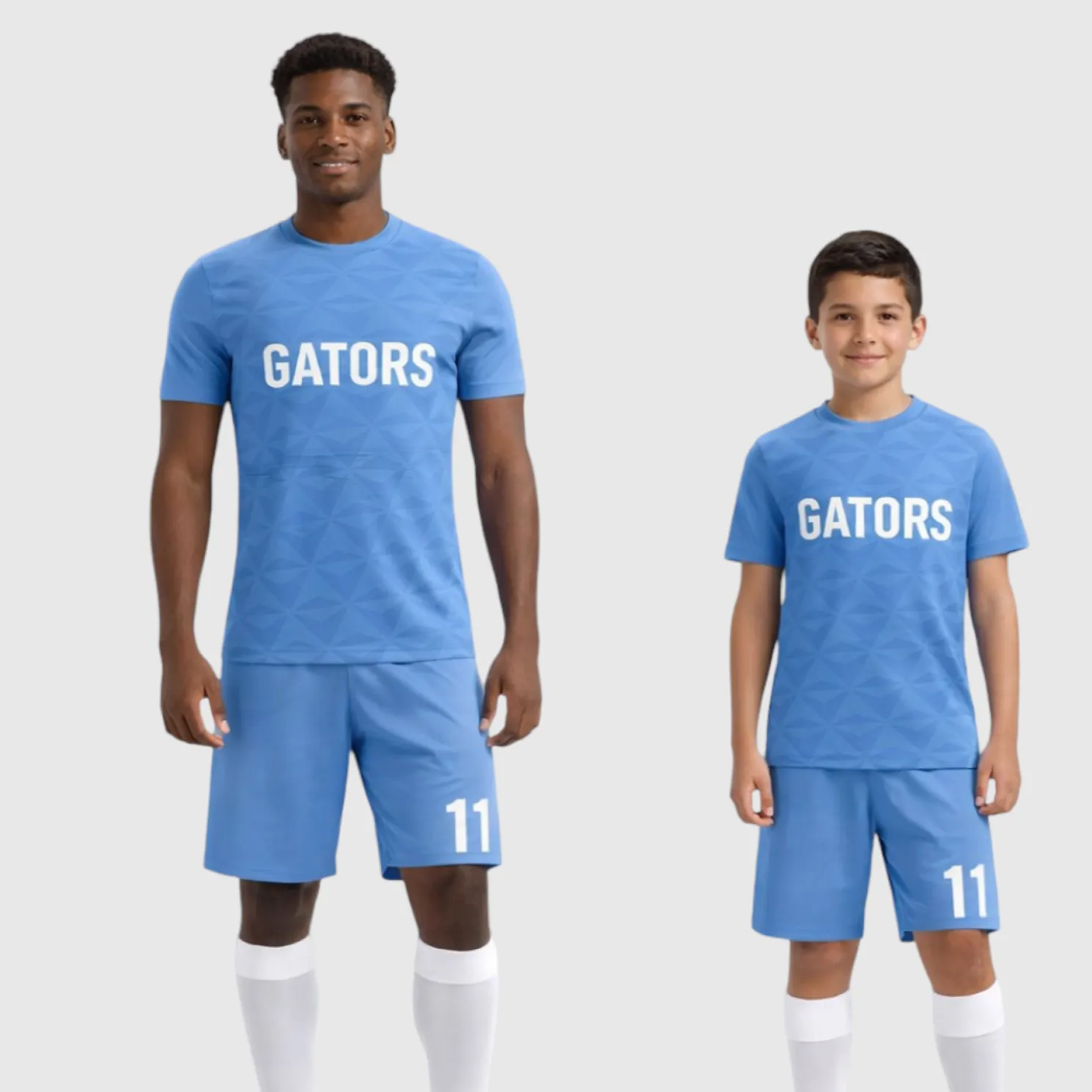 SB 1207 Blue Sublimation Custom Soccer Jersey Adult & Youth Unisex - Hipona Sports