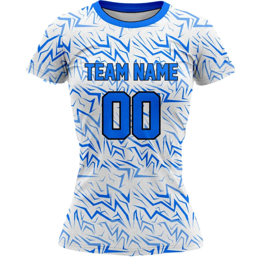 VJ135 Custom White Volleyball Jersey - Adult & Youth Unisex - Hipona Sports