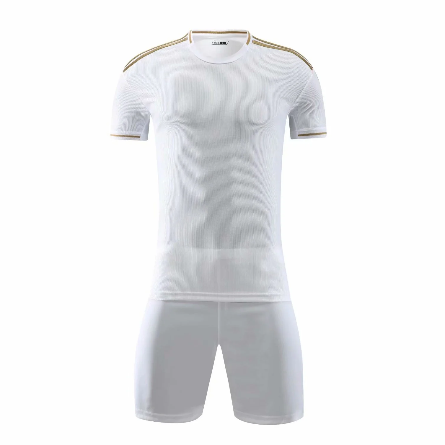 Galactico White Youth SS Soccer Uniform Kit - Hipona Sports