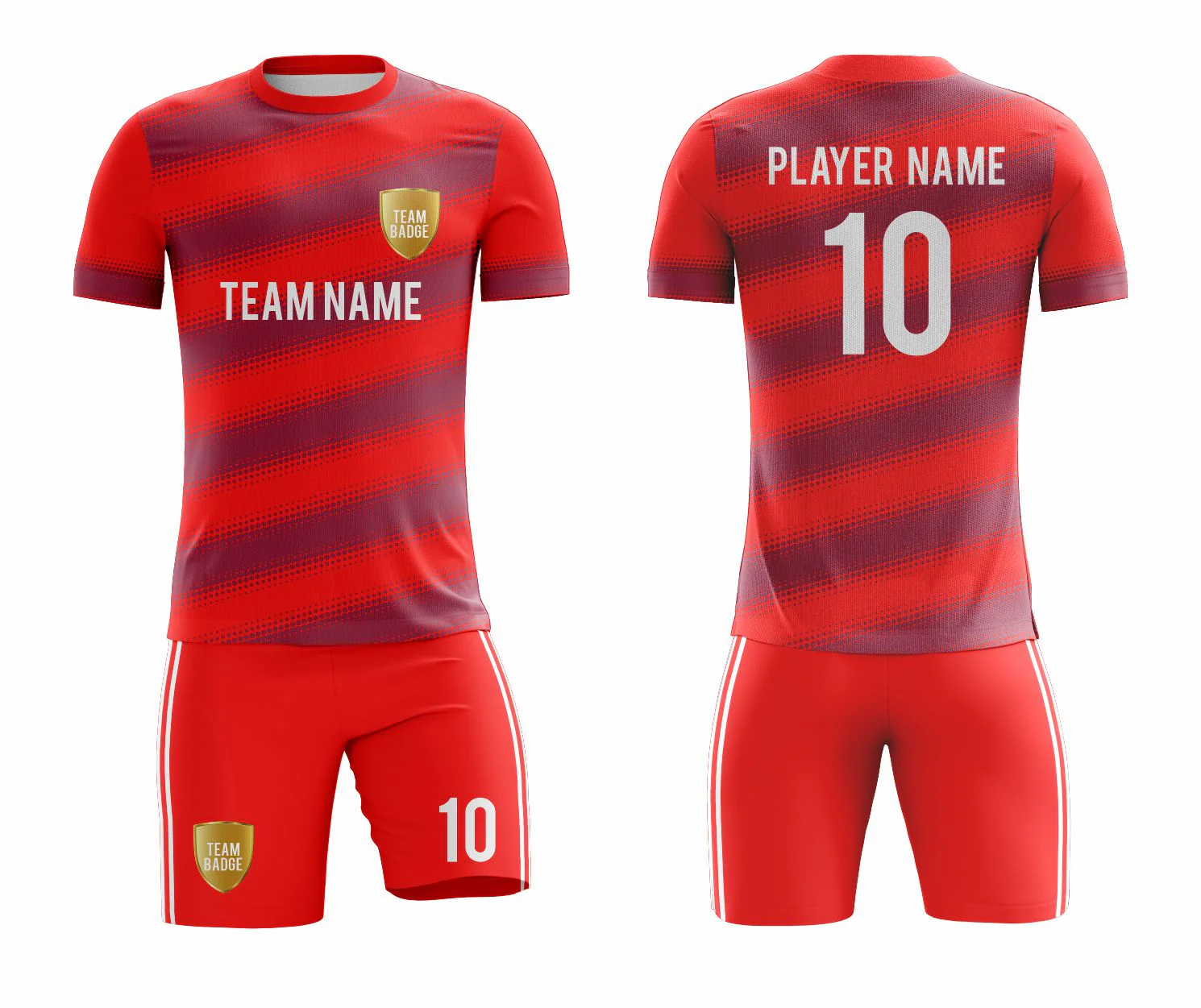 SB 1125 Red Sublimation Custom Soccer Jersey Adult & Youth Unisex - Hipona Sports