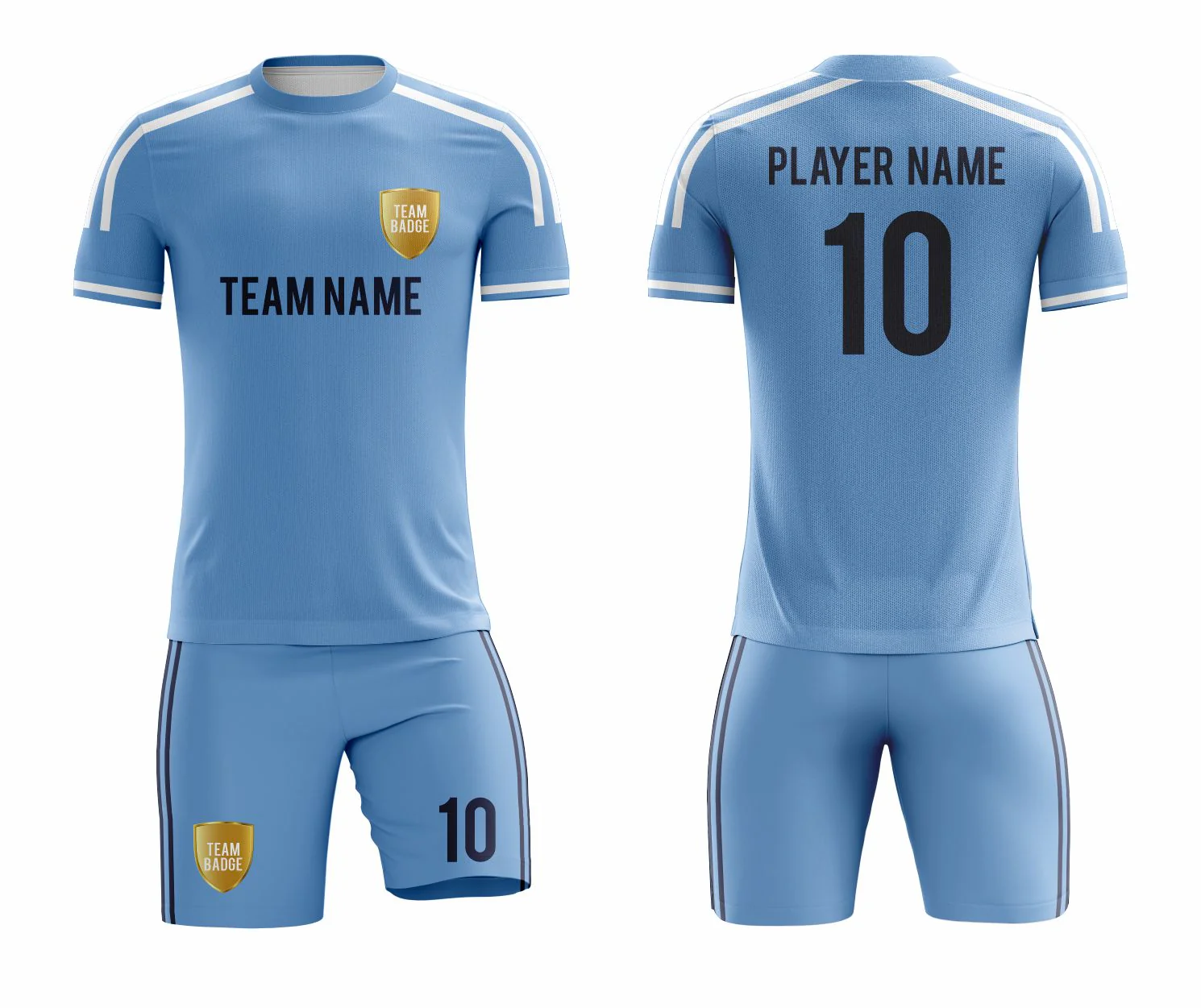 SB 1018 Blue Sublimation Custom Soccer Jersey Adult & Youth Unisex - Hipona Sports