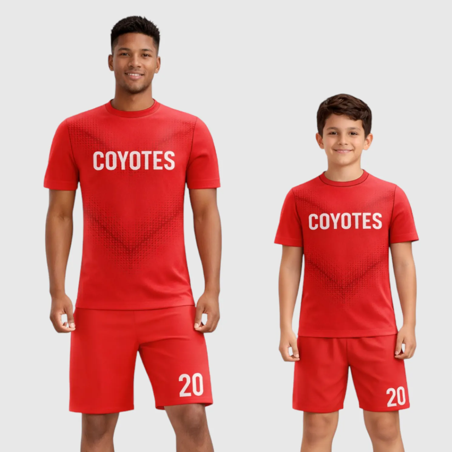 SB 12857 Red Sublimation Custom Soccer Jersey Adult & Youth Unisex - Hipona Sports