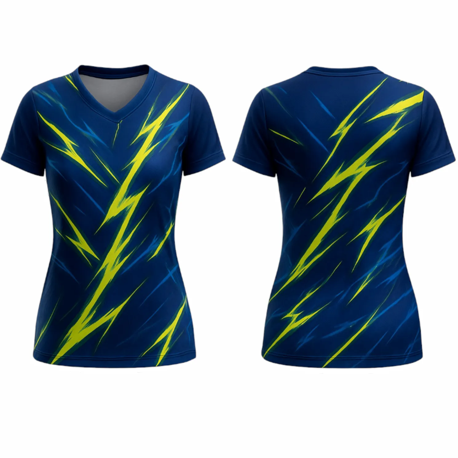 VJ180 Custom Blue Volleyball Jersey - Adult & Youth Unisex - Hipona Sports