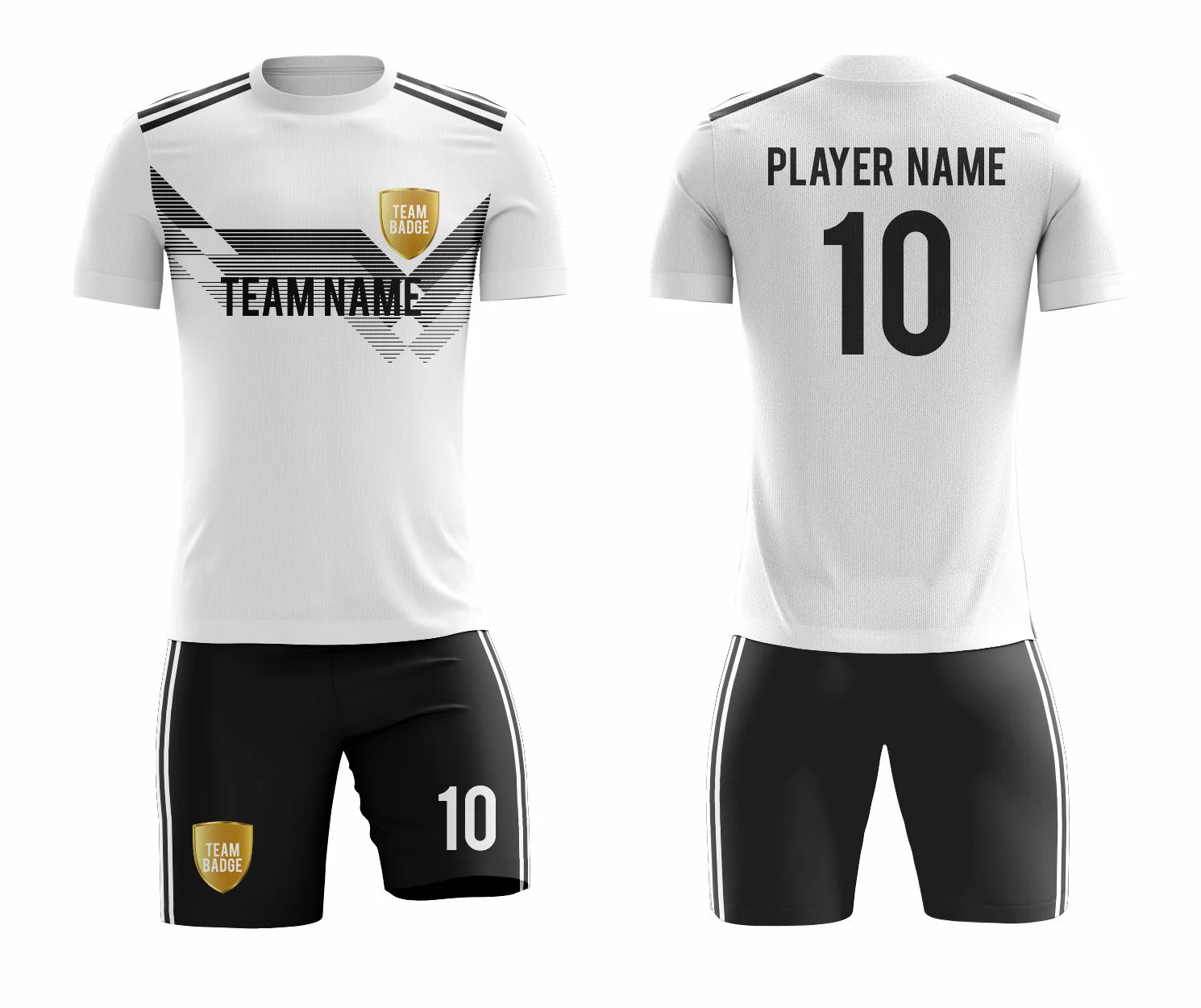 SB 1007 White Sublimation Custom Soccer Jersey Adult & Youth Unisex - Hipona Sports