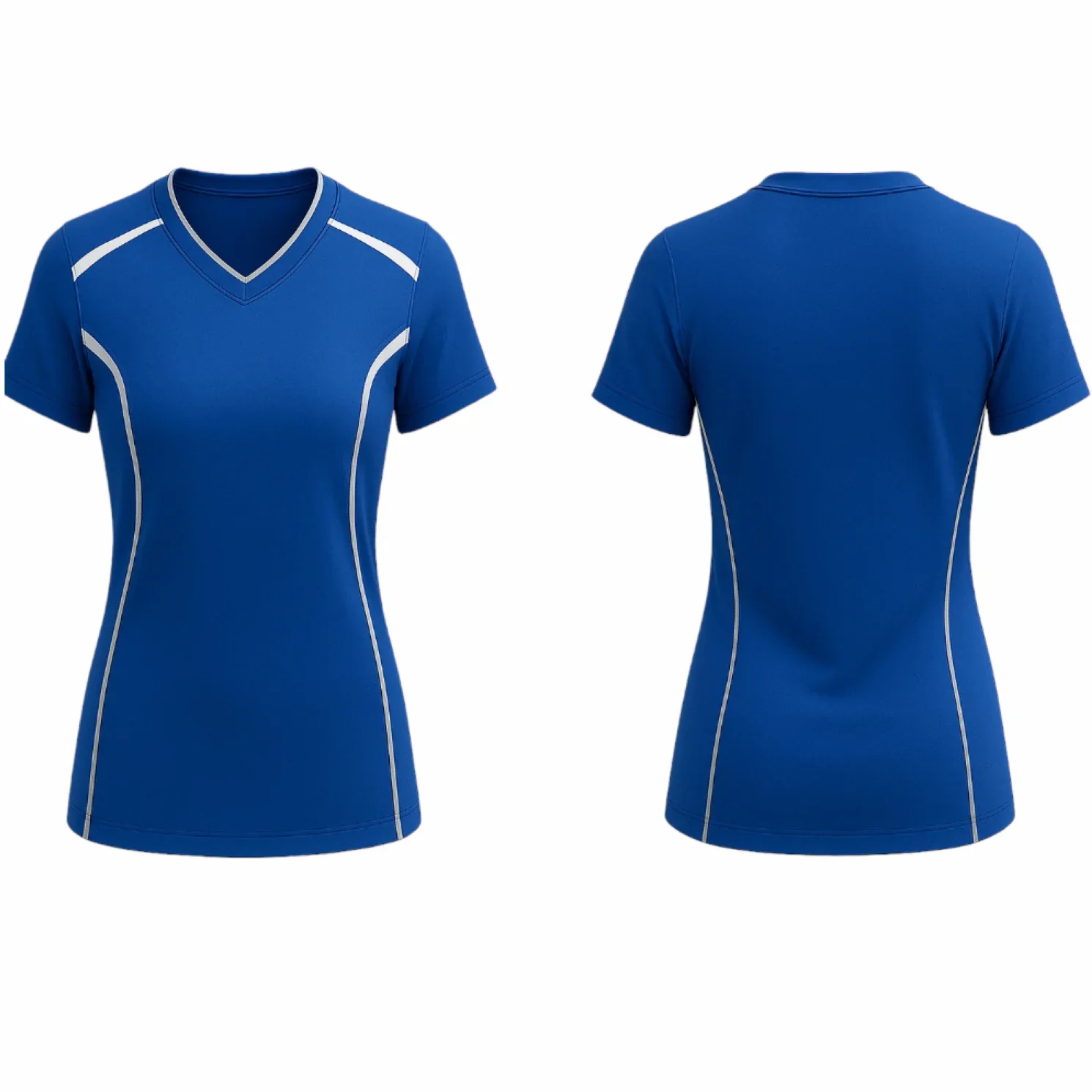 VJ234 Custom Blue Volleyball Jersey-Adult & Youth Unisex - Hipona Sports