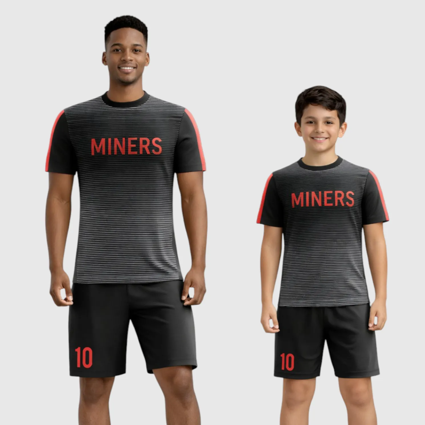 SB 12851 Black Sublimation Custom Soccer Jersey Adult & Youth Unisex - Hipona Sports