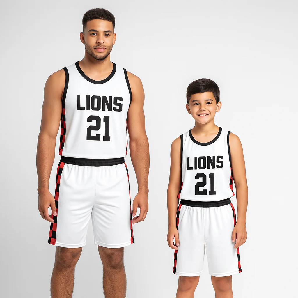 BBU-113 White Customizable Basketball Jersey With Optional Shorts - Hipona Sports