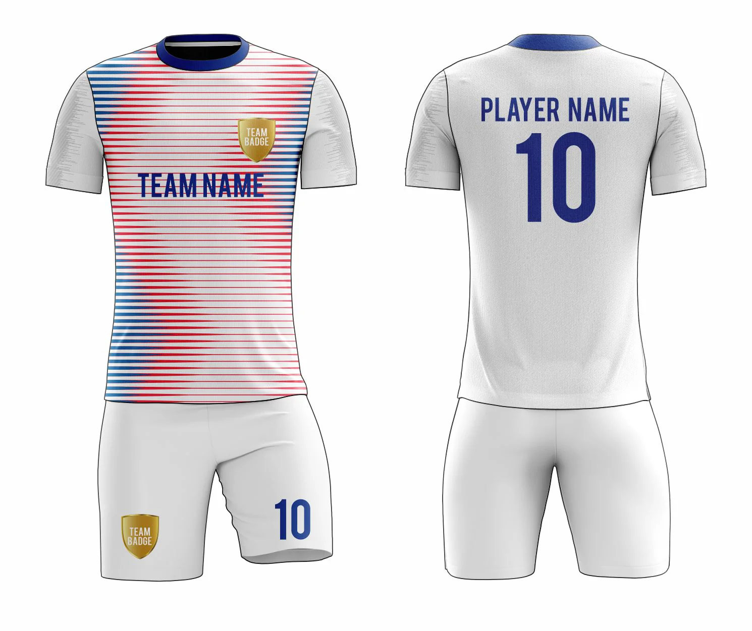 SB 12873 White Sublimation Custom Soccer Jersey Adult & Youth Unisex - Hipona Sports