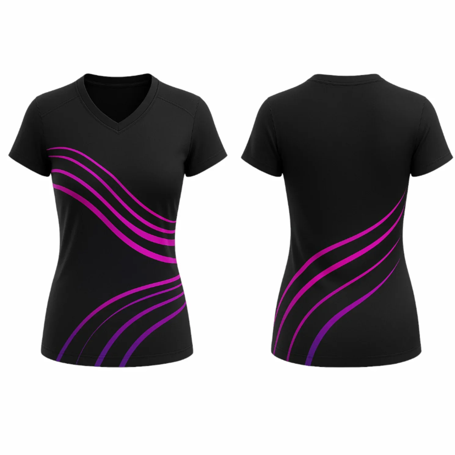 VJ235 Custom Black Volleyball Jersey-Adult & Youth Unisex - Hipona Sports