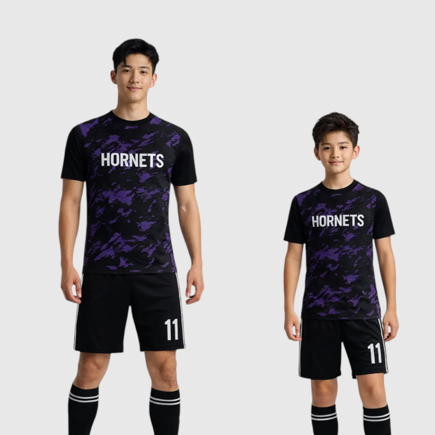 SB 1071 Black Sublimation Custom Soccer Jersey Adult & Youth Unisex - Hipona Sports