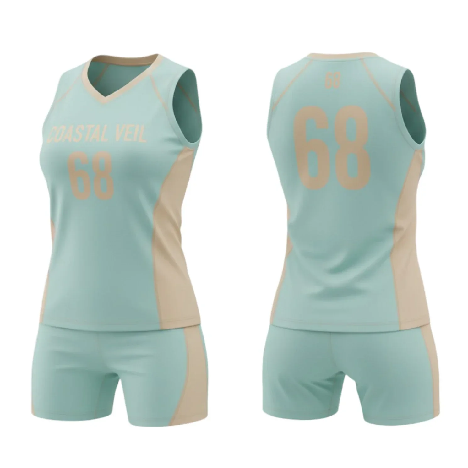 VJ279 Custom Volleyball Jersey-Adult & Youth Unisex - Hipona Sports