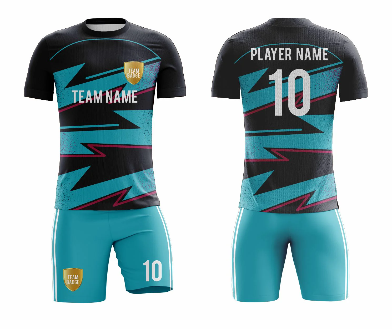 SB 1060 Green/Black Sublimation Custom Soccer Jersey Adult & Youth Unisex - Hipona Sports