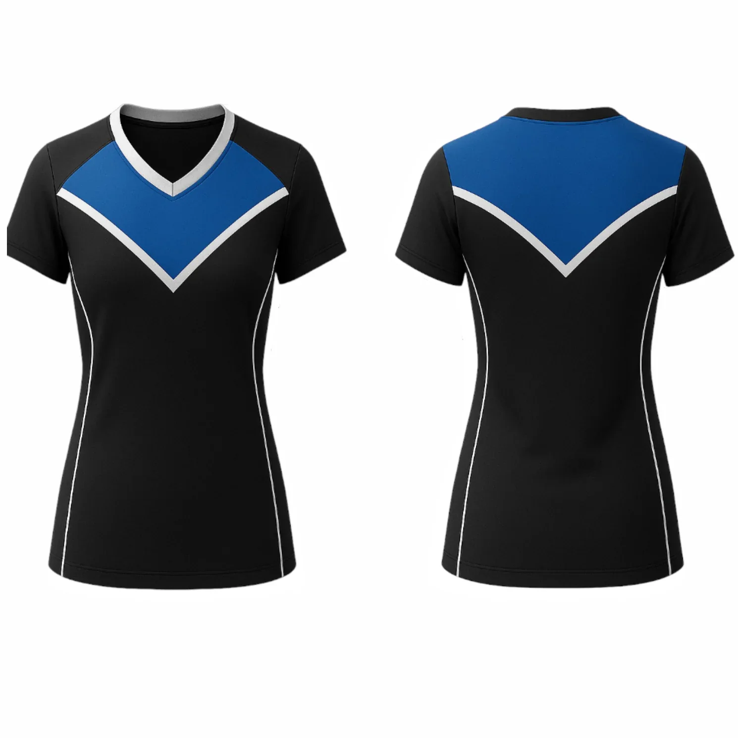 VJ203 Custom Black Volleyball Jersey - Adult & Youth Unisex - Hipona Sports