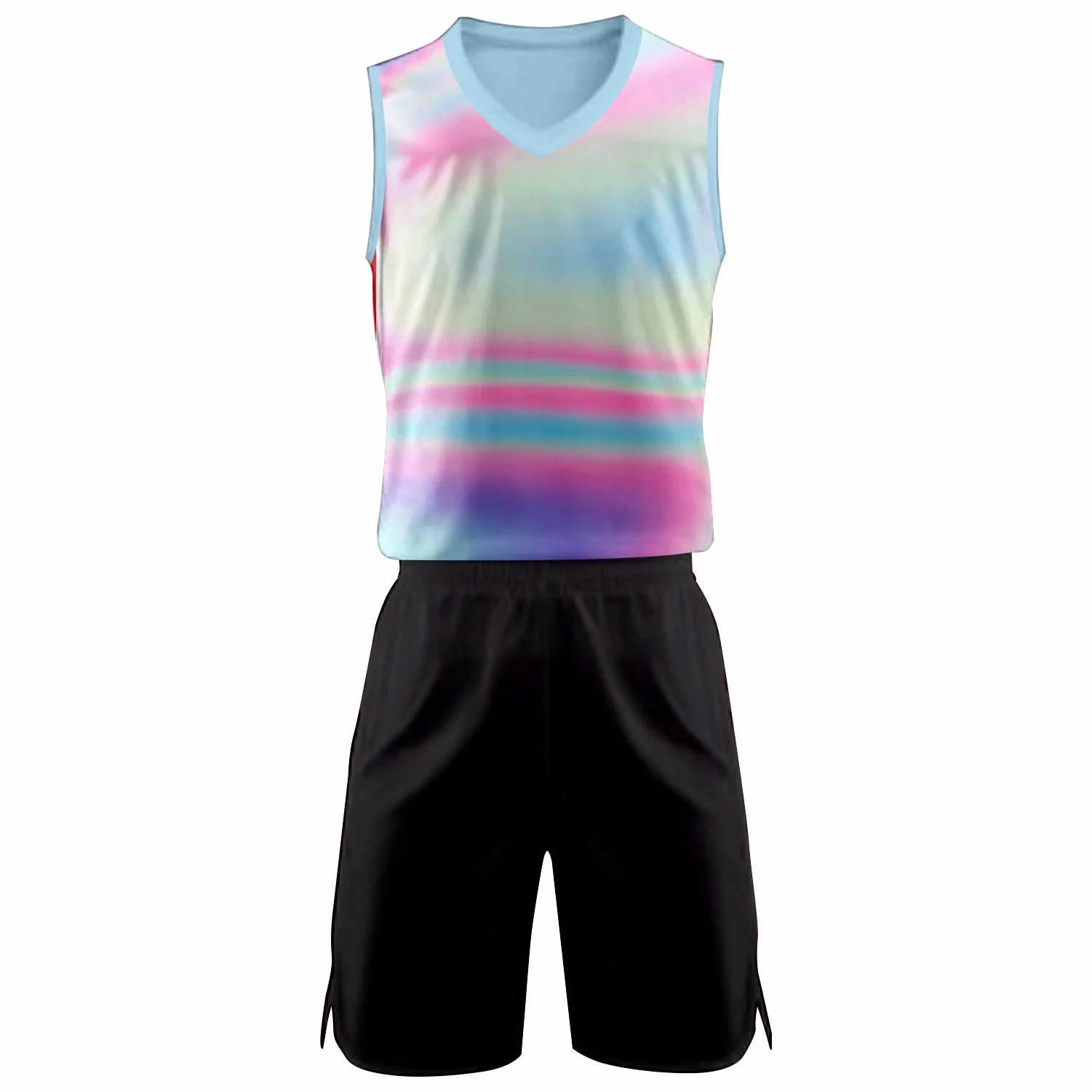 Pastel NS Customizable Basketball Jersey With Optional Shorts - Hipona Sports