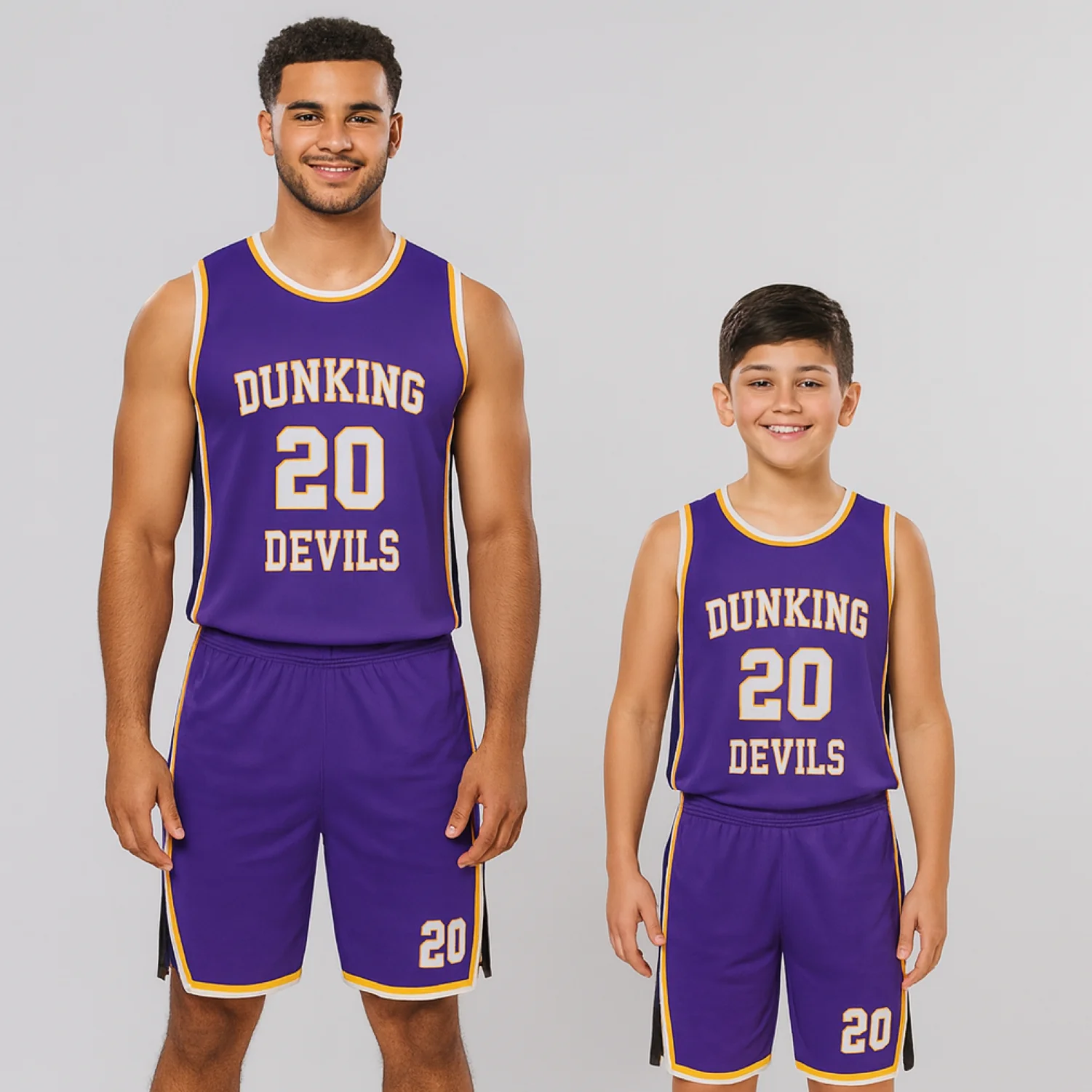 Los Angeles NS Customizable Basketball Jersey With Optional Shorts - Hipona Sports