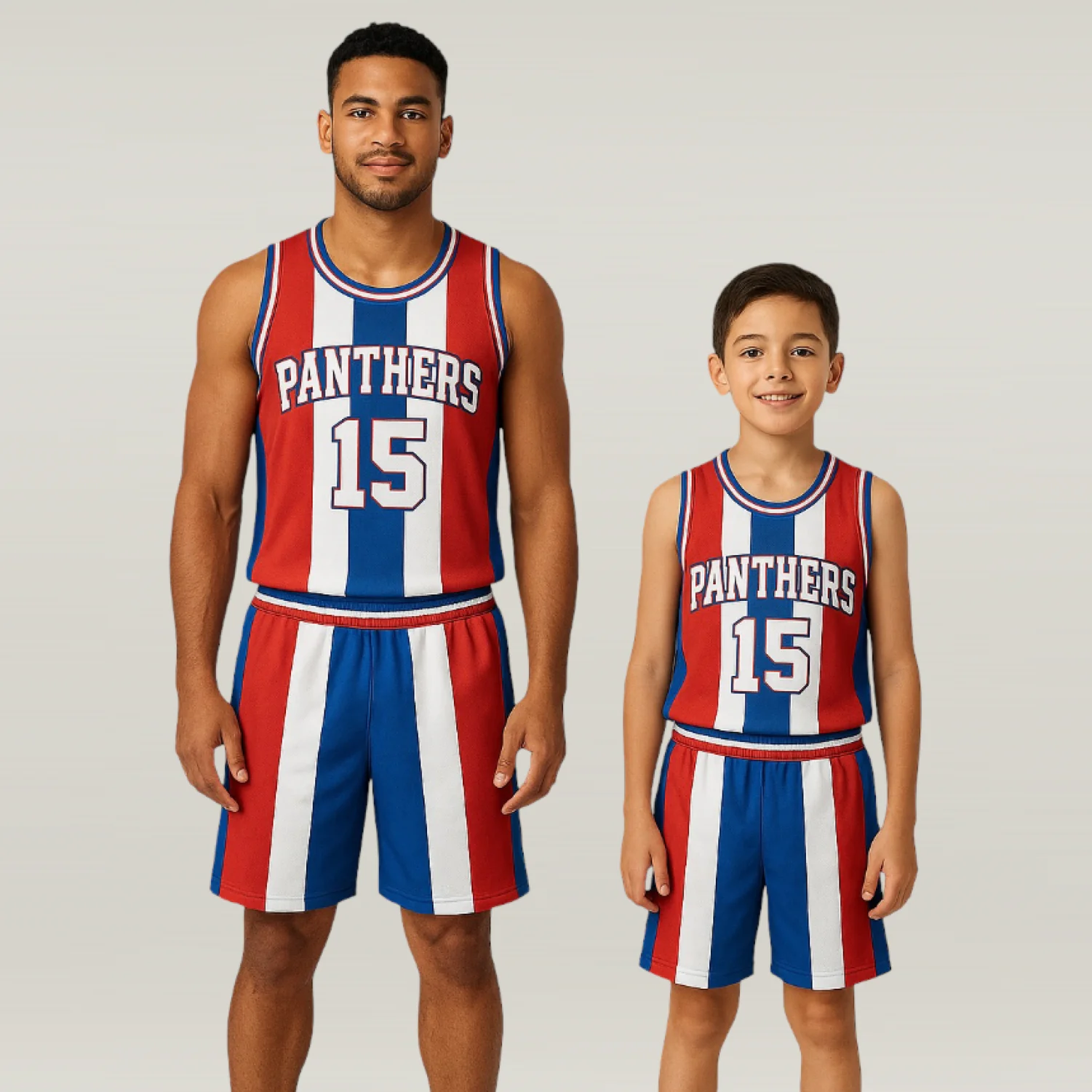 BBU-125 Blue Customizable Basketball Jersey With Optional Shorts - Hipona Sports