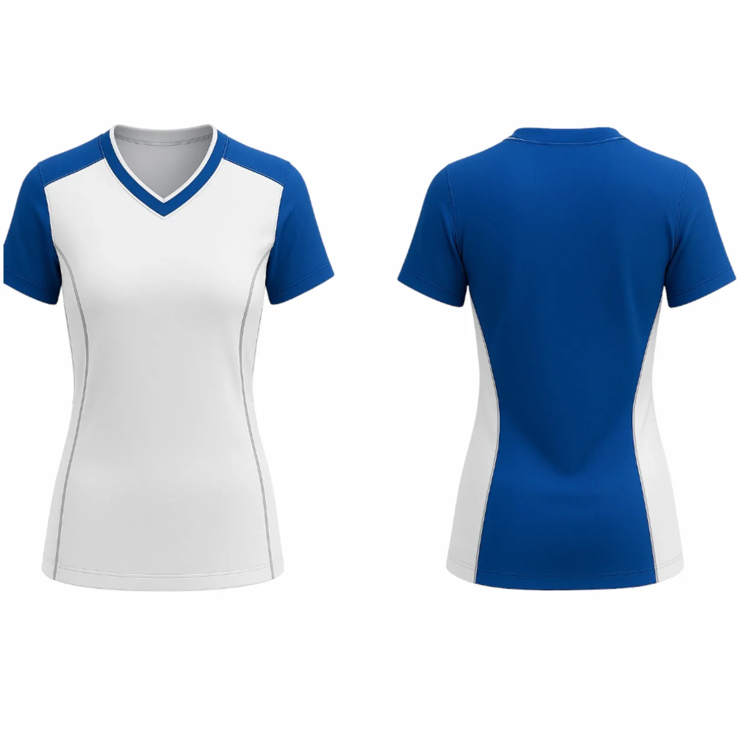 VJ232 Custom White Volleyball Jersey-Adult & Youth Unisex - Hipona Sports