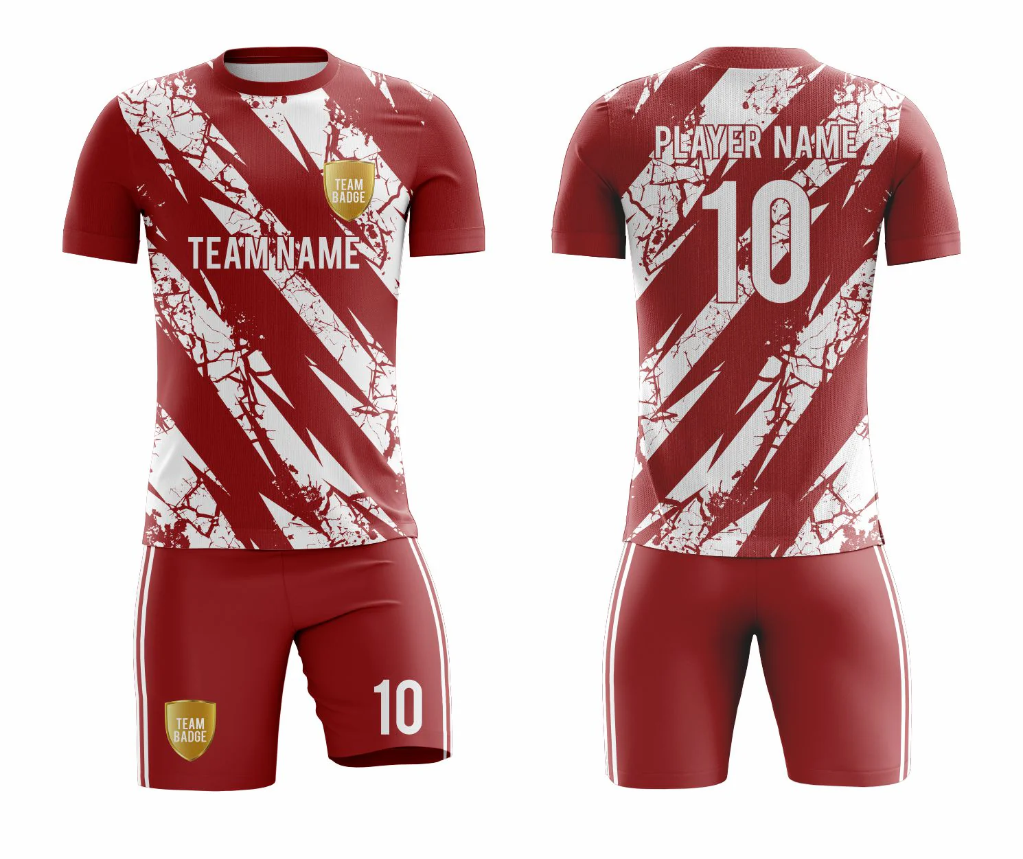 SB 1239 Red Sublimation Custom Soccer Jersey Adult & Youth Unisex - Hipona Sports