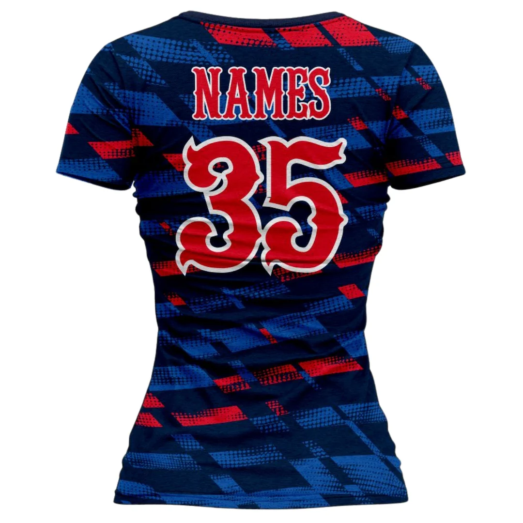 VJ123 Custom Blue Volleyball Jersey - Adult & Youth Unisex - Hipona Sports