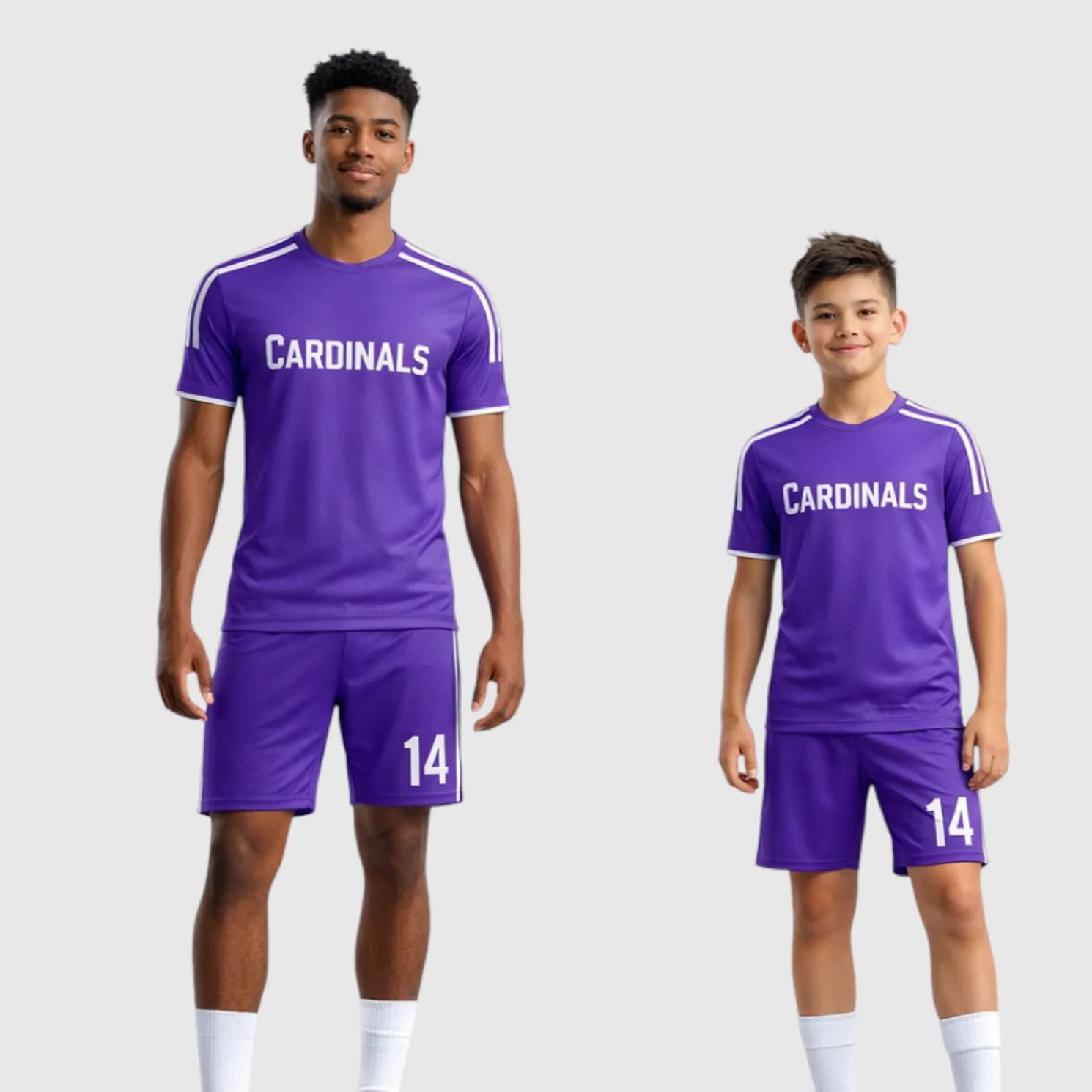 SB 1169 Purple Sublimation Custom Soccer Jersey Adult & Youth Unisex - Hipona Sports