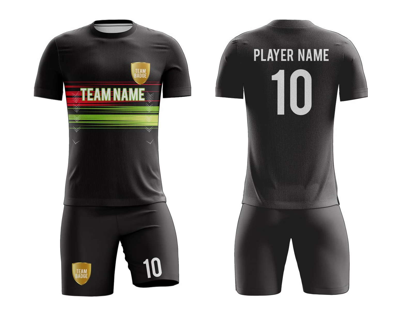 SB 12794 Black Sublimation Custom Soccer Jersey Adult & Youth Unisex - Hipona Sports