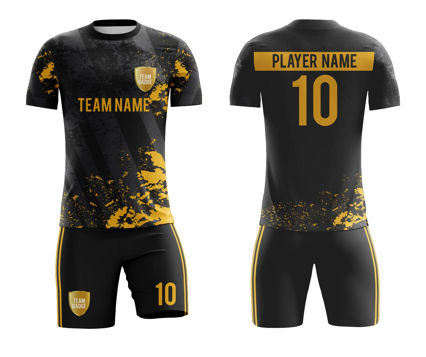 SB 1127 Black Sublimation Custom Soccer Jersey Adult & Youth Unisex - Hipona Sports