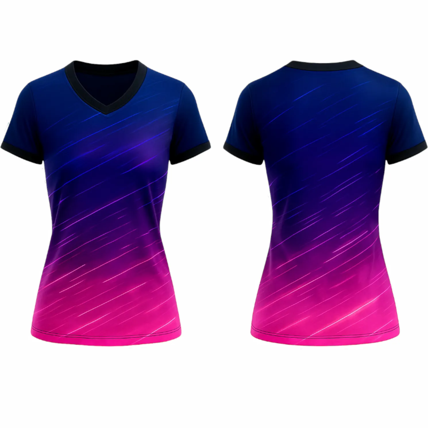 VJ160 Custom Navy Volleyball Jersey - Adult & Youth Unisex - Hipona Sports