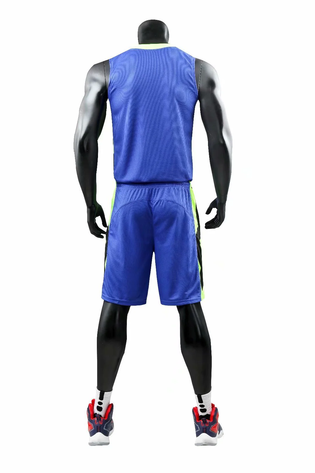 Alley Blue NS Customizable Basketball Jersey With Optional Shorts - Hipona Sports