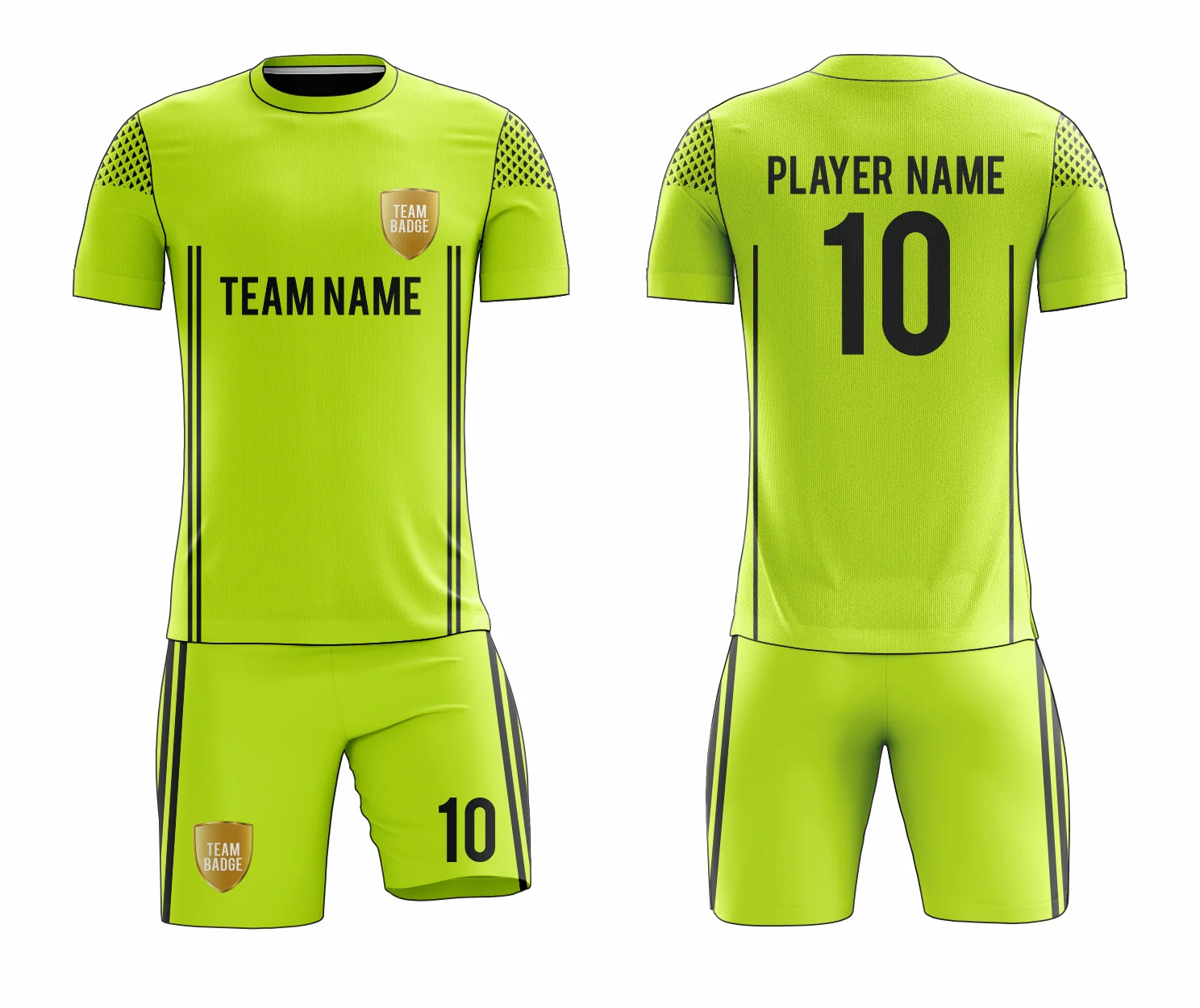 SB 1264 Green Sublimation Custom Soccer Jersey Adult & Youth Unisex - Hipona Sports