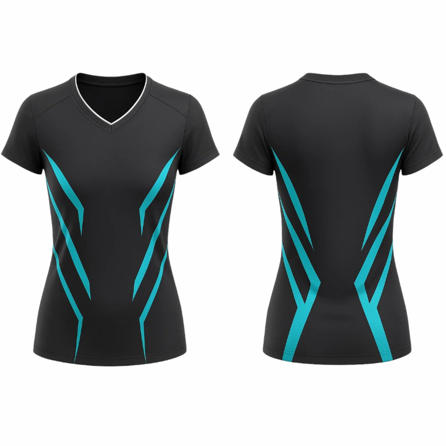 VJ229 Custom Black Volleyball Jersey-Adult & Youth Unisex - Hipona Sports