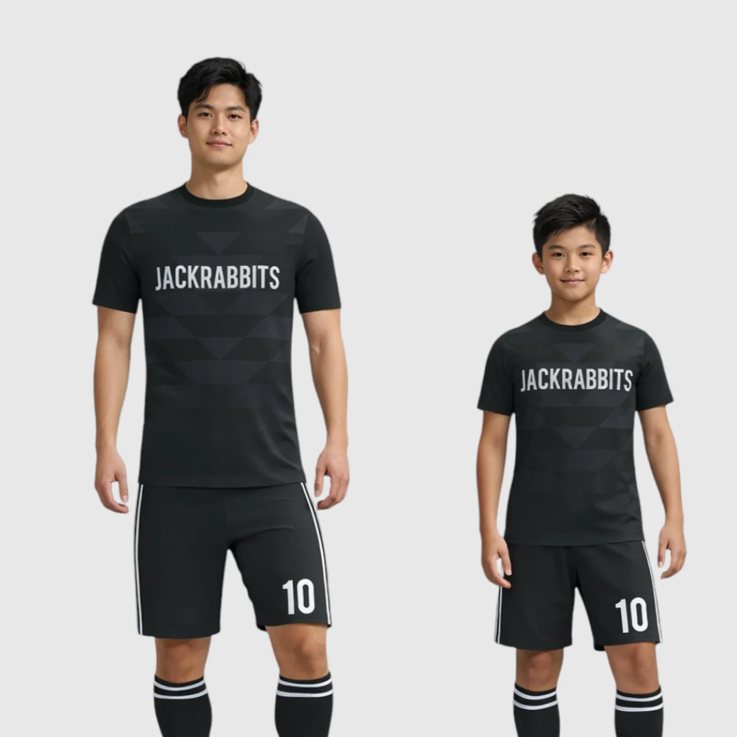 SB 1039 Black Sublimation Custom Soccer Jersey Adult & Youth Unisex - Hipona Sports