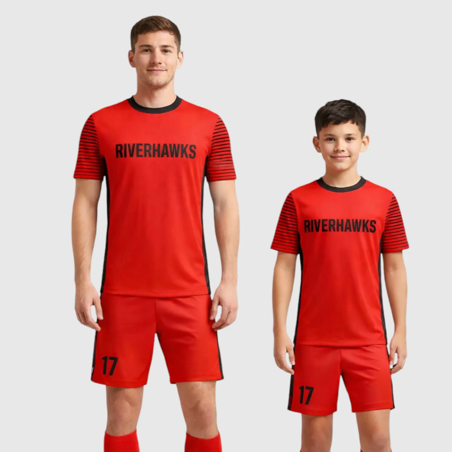 SB 12833 Orange Sublimation Custom Soccer Jersey Adult & Youth Unisex - Hipona Sports