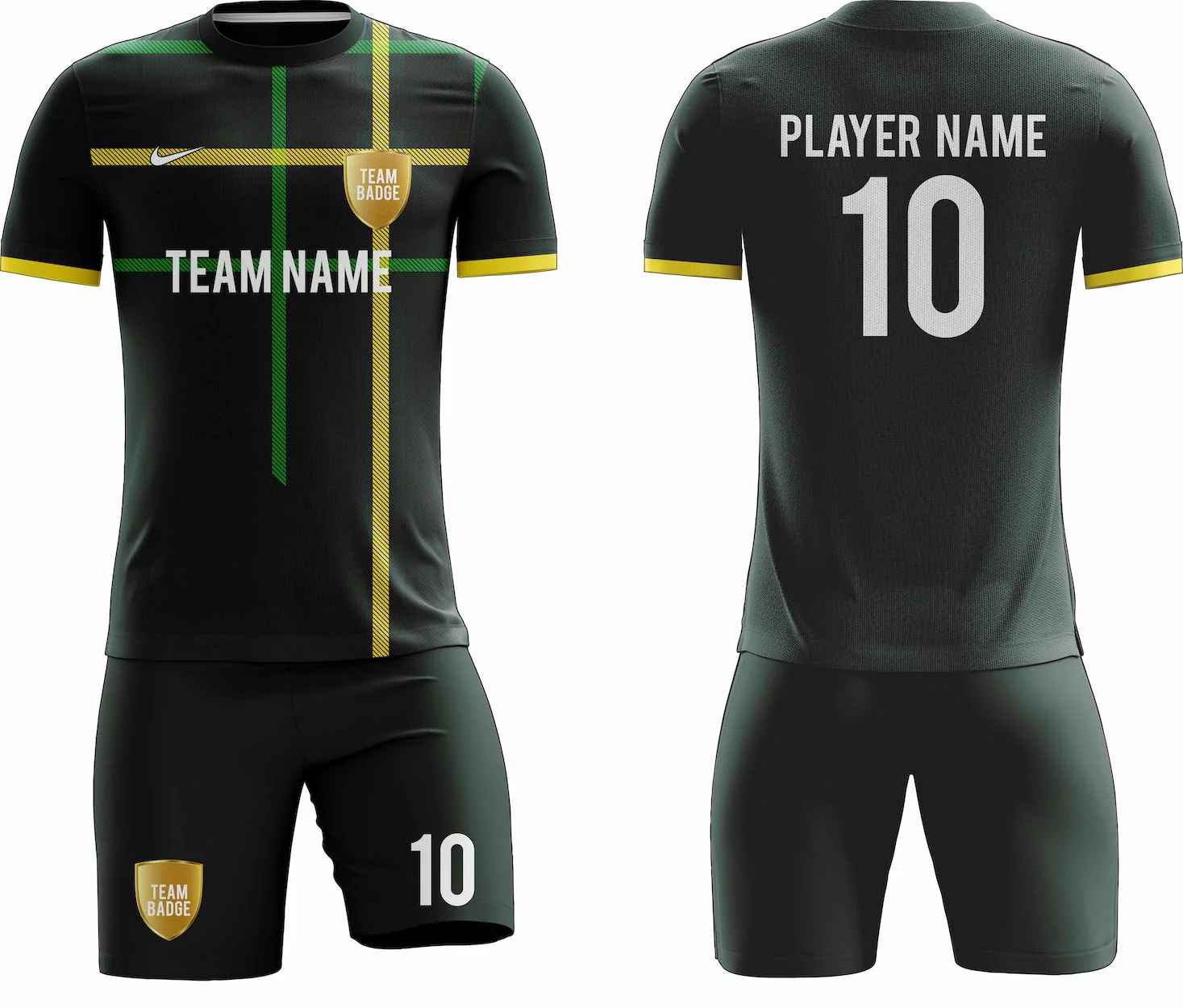 SB 1256 Green Sublimation Custom Soccer Jersey Adult & Youth Unisex - Hipona Sports