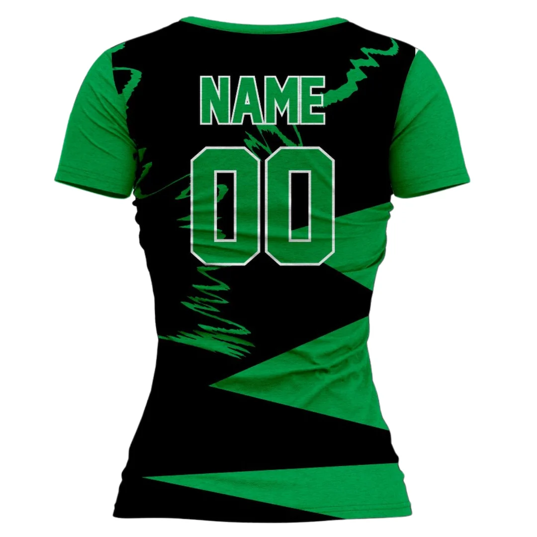 VJ133 Custom Green Volleyball Jersey - Adult & Youth Unisex - Hipona Sports