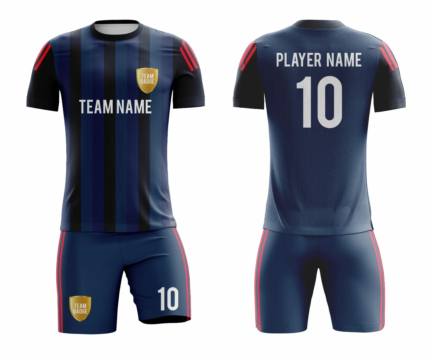 SB 1263 Navy Sublimation Custom Soccer Jersey Adult & Youth Unisex - Hipona Sports