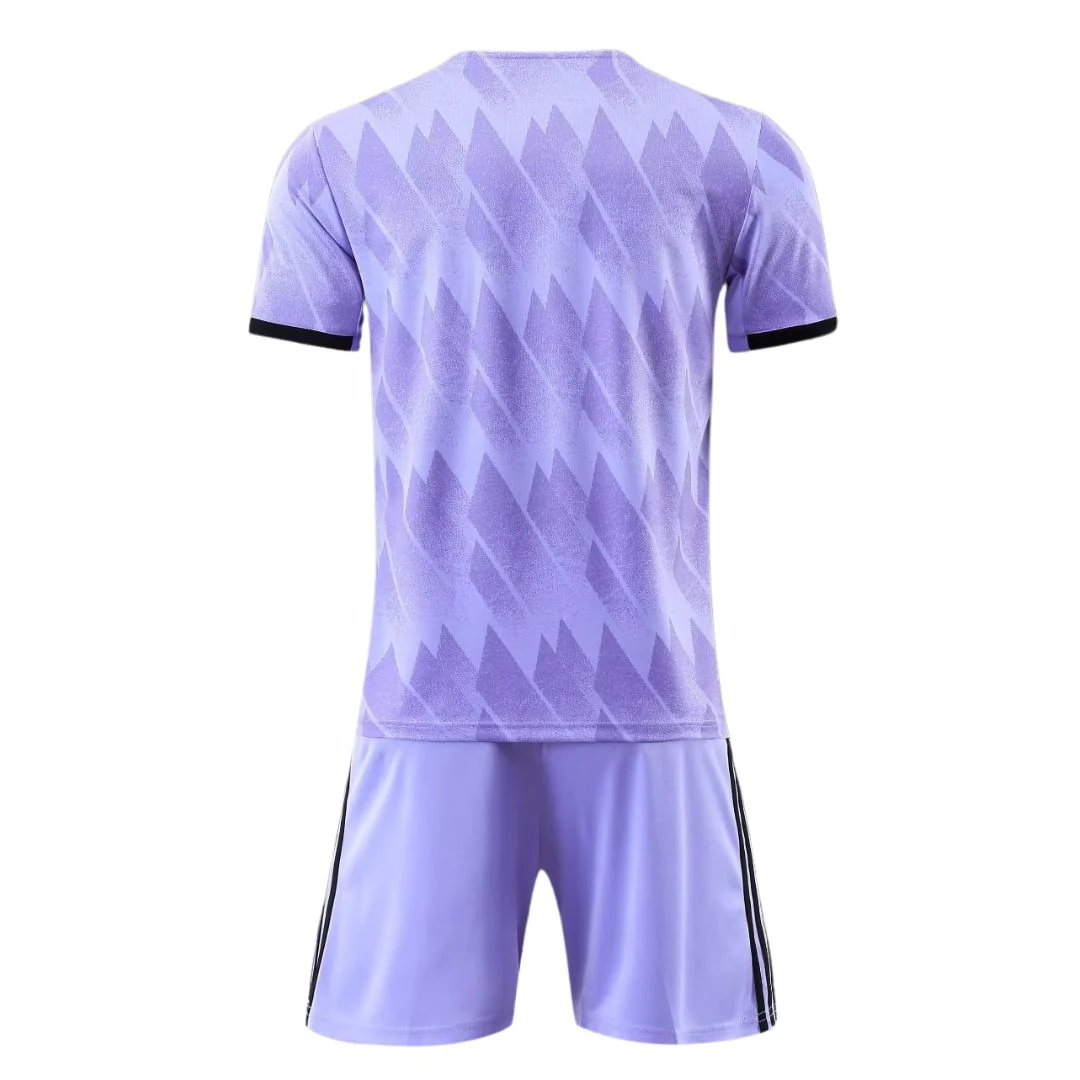 Galactico Purple Youth SS Soccer Uniform Kit - Hipona Sports