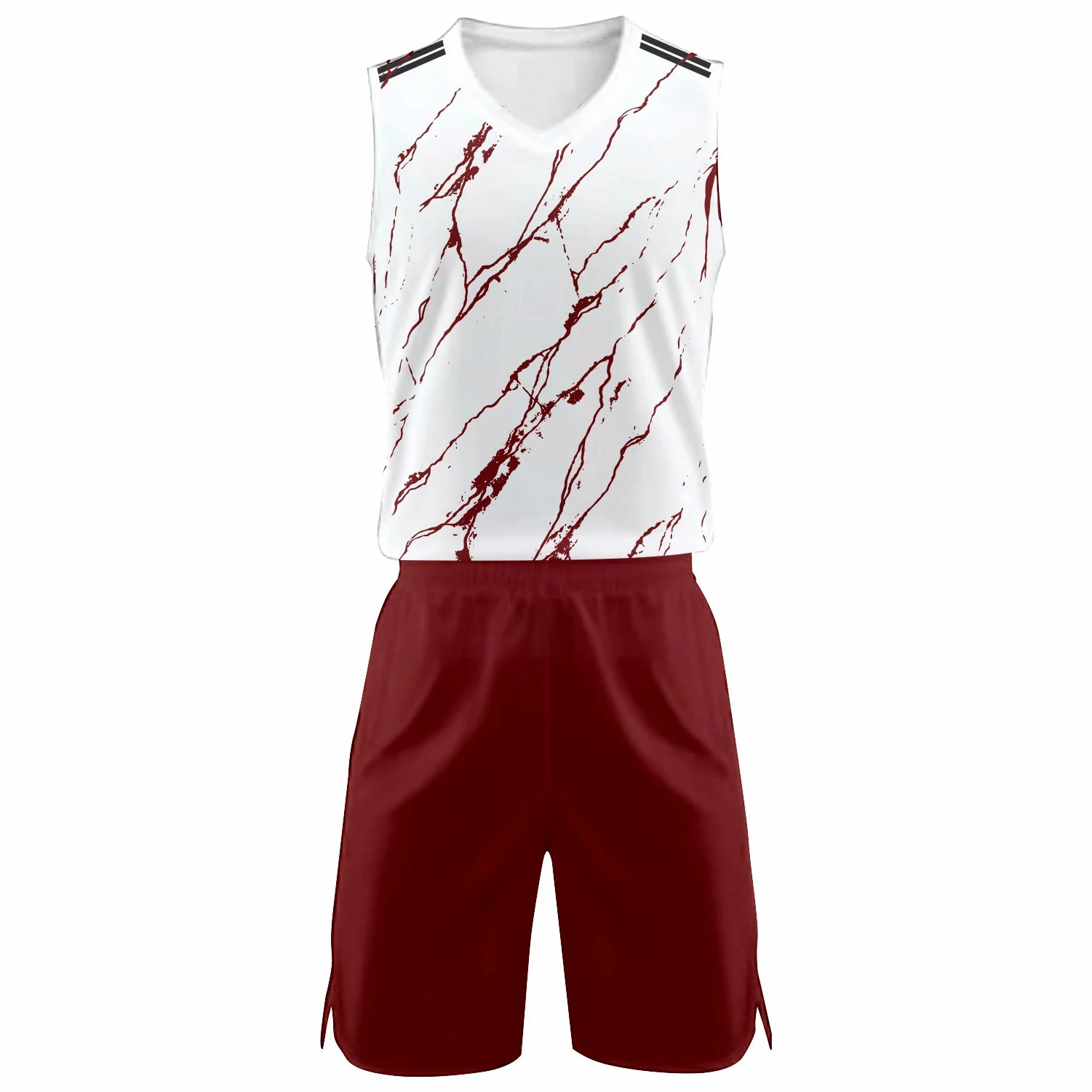Gunners 2.0 NS Customizable Basketball Jersey With Optional Shorts - Hipona Sports